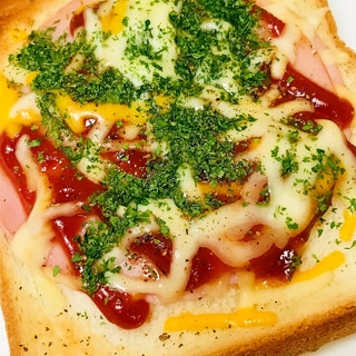 惣菜パン系●ハム＆チーズのケチャップトースト